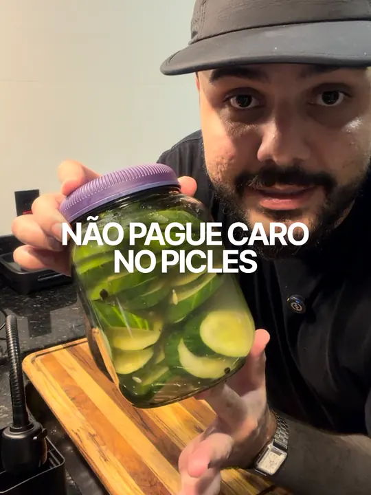 Picles de cebola roxa caseiro
